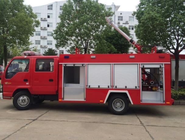 新型全鋁材外框消防車(chē)