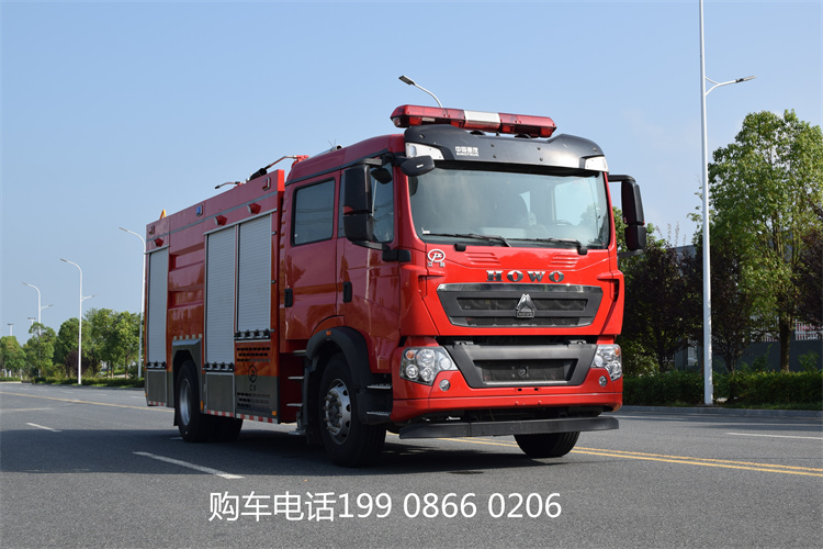 8噸重汽水罐消防車(chē)