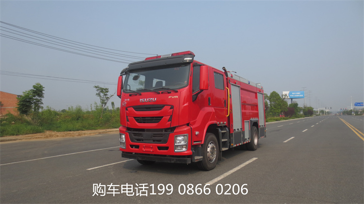 6噸五十鈴水罐消防車(chē)【熱賣(mài)車(chē)型】