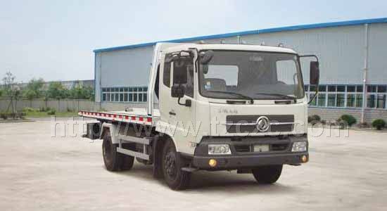 東風(fēng)天錦平板一拖二清障車(chē)